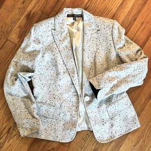 Linda Allard Ellen Tracy Speckled Dress Blazer